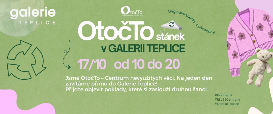 OtočTo stánek & SWAP v Galerii Teplice