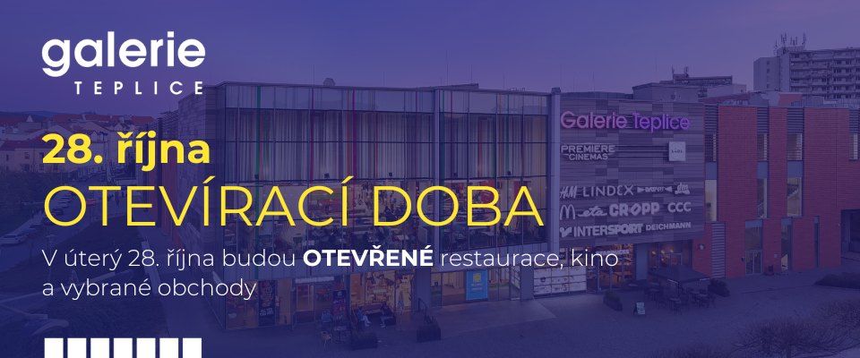 28. října OTEVŘENO