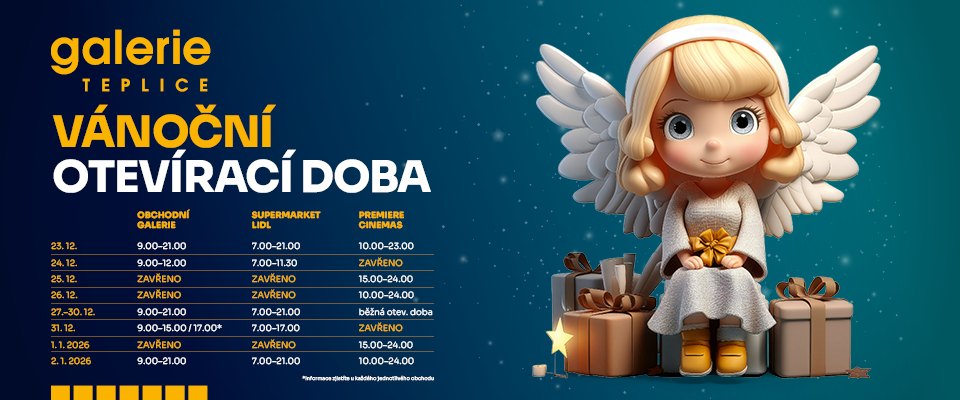 Vánoční otevírací doba