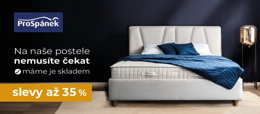 Slevy až 35 % na postele