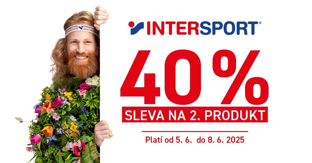 Sleva 40 % na 2. produkt