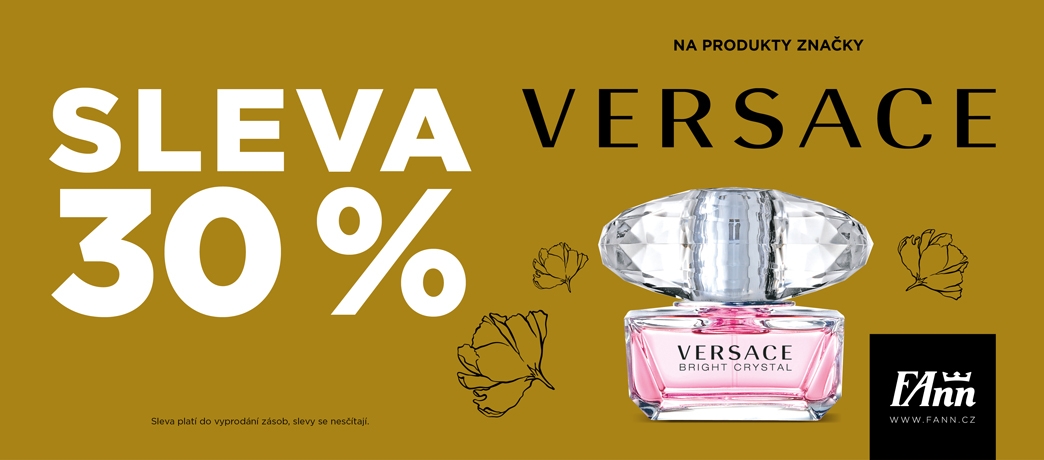 30% sleva na značku Versace
