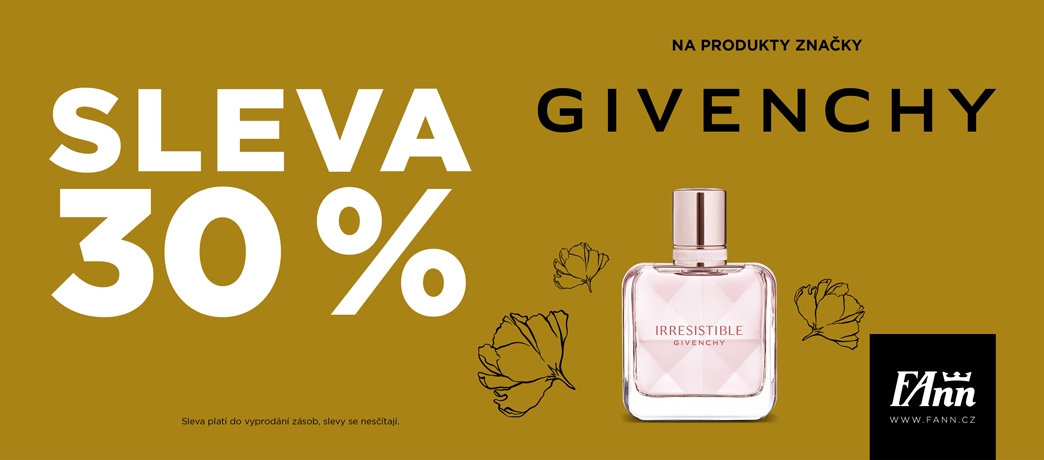 30% sleva na značku Givenchy