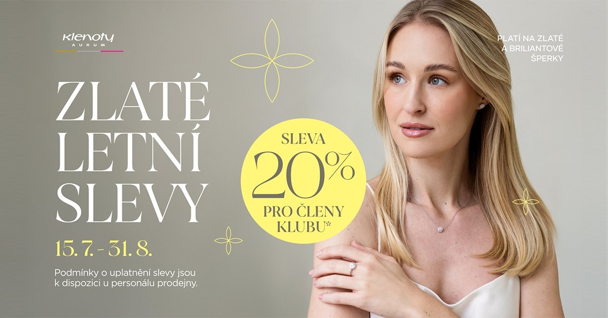 Zlaté letní slevy