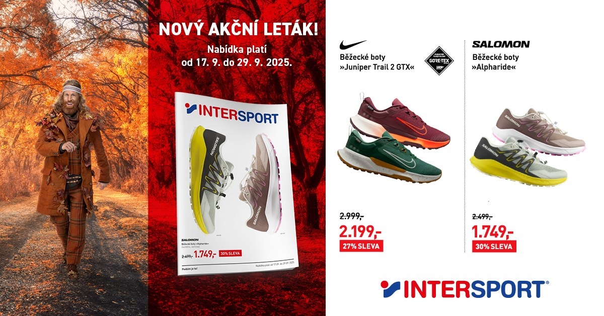 Nový akční leták INTERSPORT