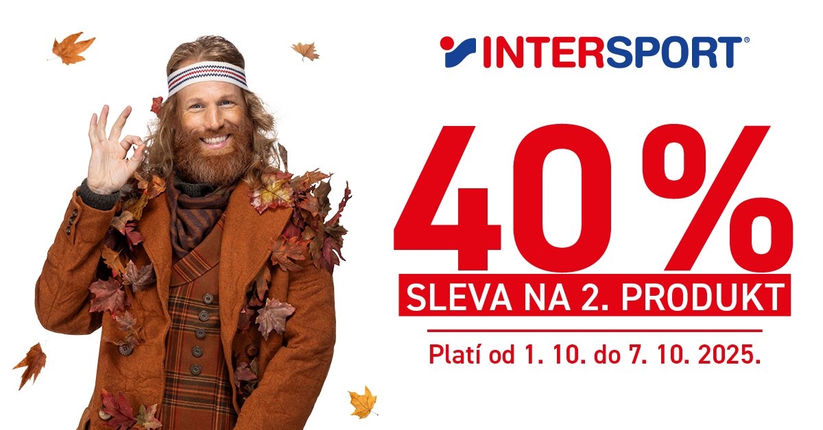 Sleva 40 % na 2. produkt