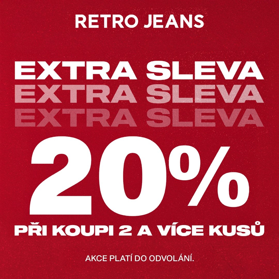 2 a více kusů se slevou 20 %