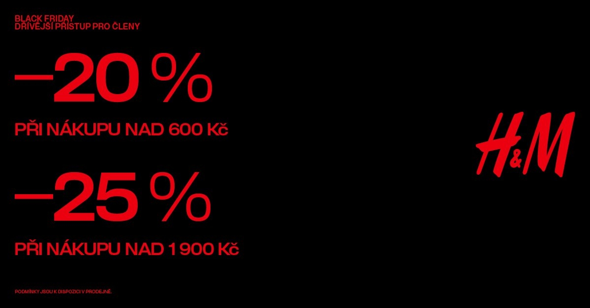 Black Friday for H&M members