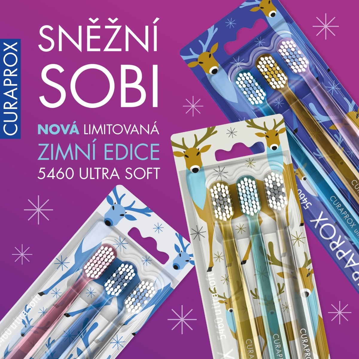 Winter edition: snow reindeer