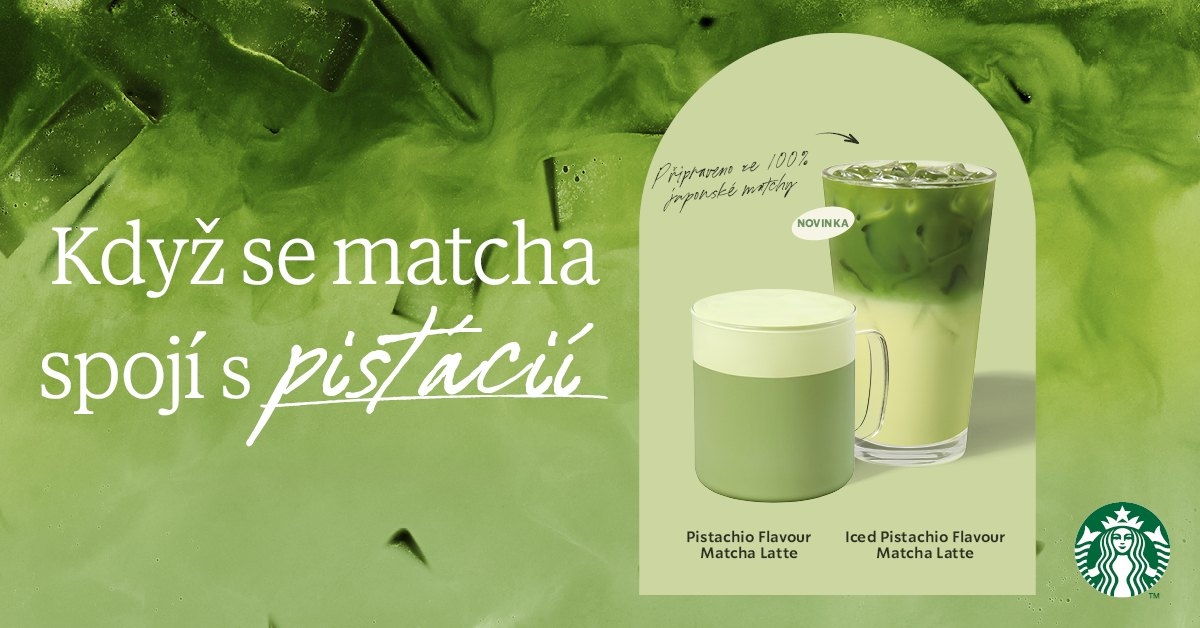 When matcha combines with pistachio