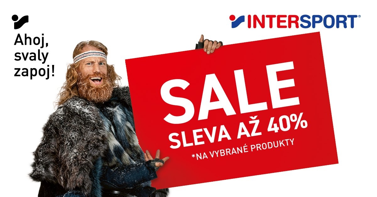 Velký výprodej v INTERSPORTU