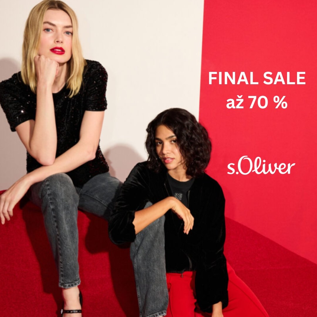 Final sale v s.Oliver až 70 %