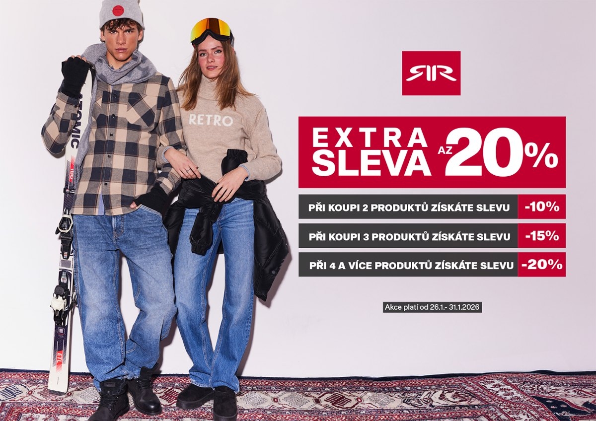 Extra sleva až -20 % v Retro Jeans