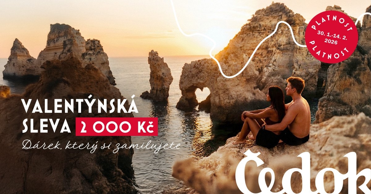 Valentine's Day discount at Čedok