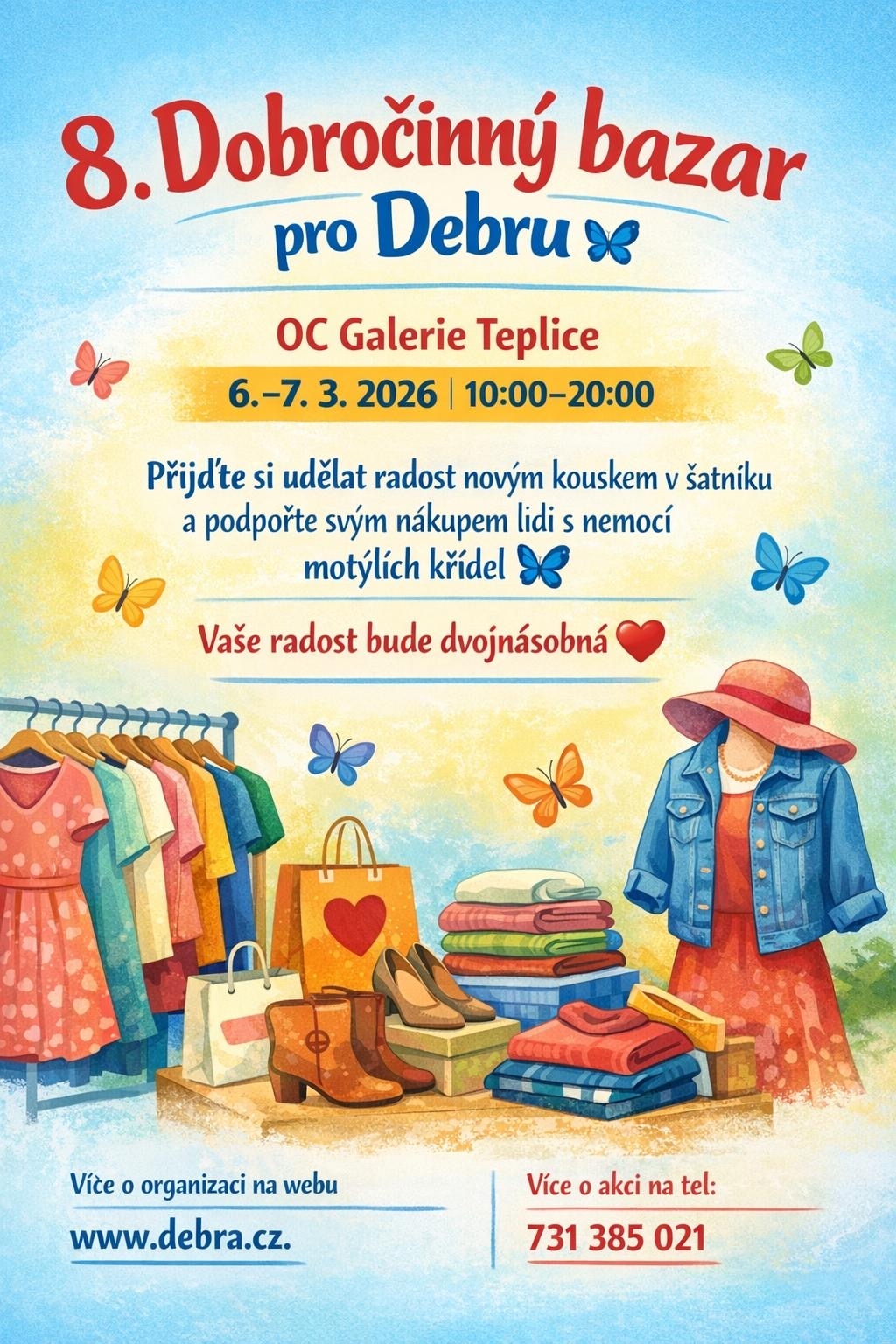 Dobročinný bazar DEBRA