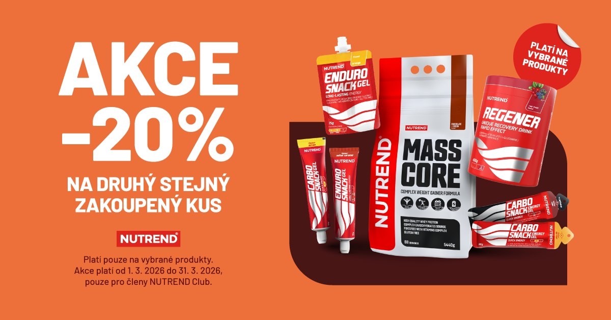 NUTREND -20 % na 2. ks