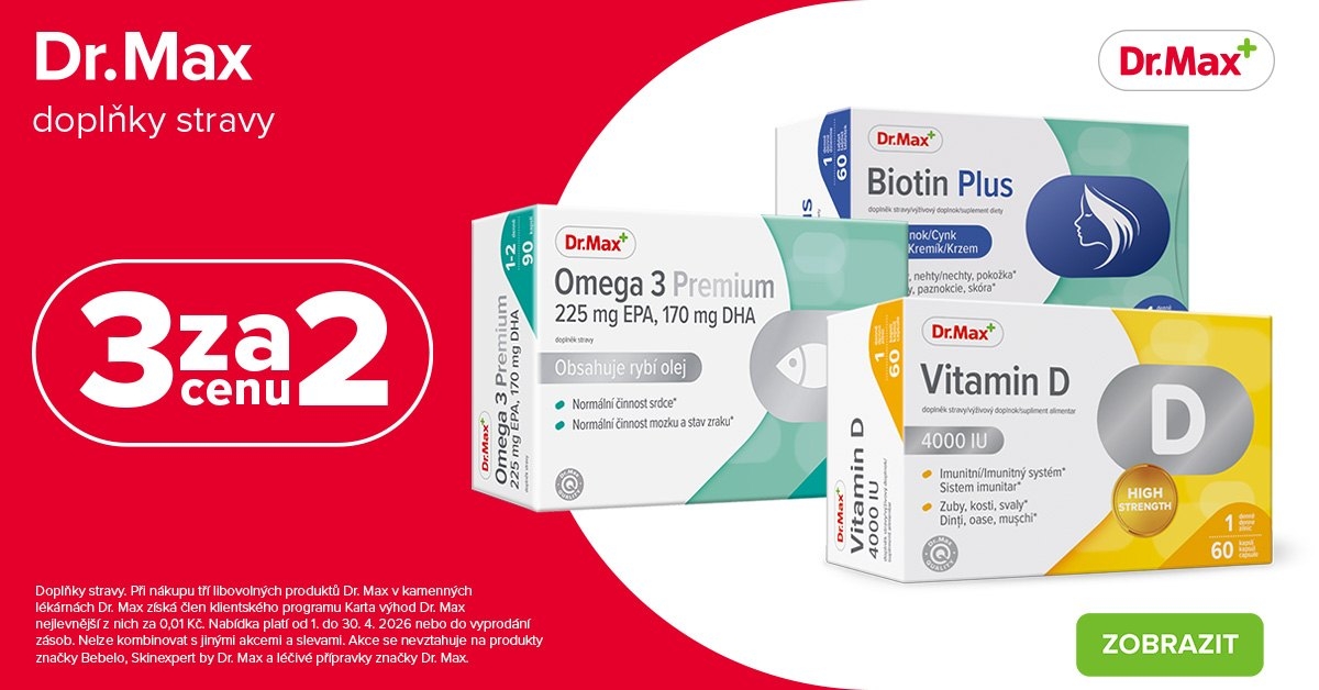 Dr. Max produkty 3 za 2