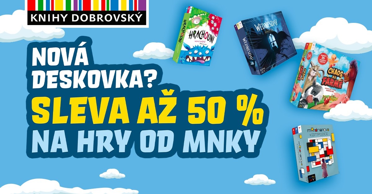 Sleva až 50 % na hry od MNKY