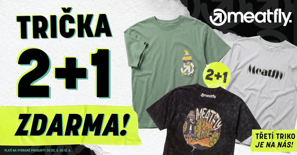 Trička 2+1 zdarma