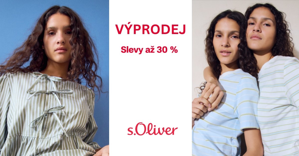 s.Oliver výprodej – slevy až 30 %