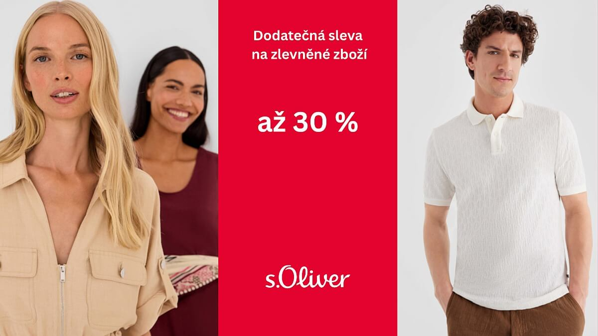 Závěr výprodejů v s.Oliver