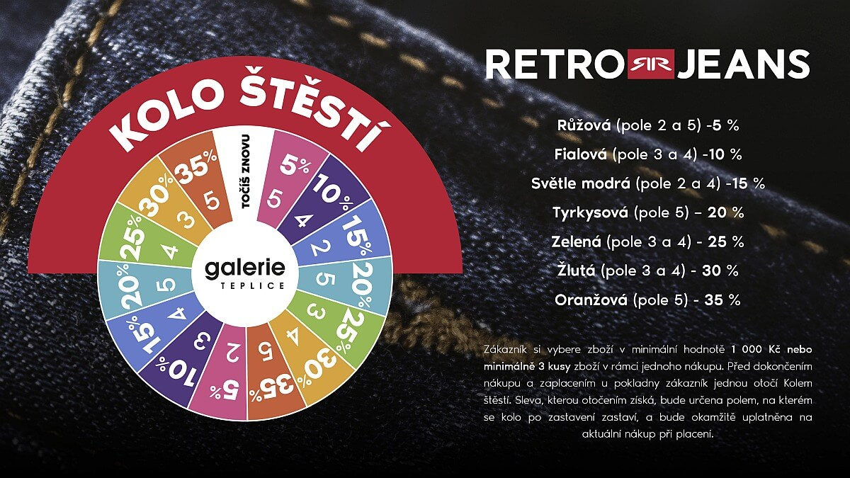 Kolo štěstí v Retro Jeans