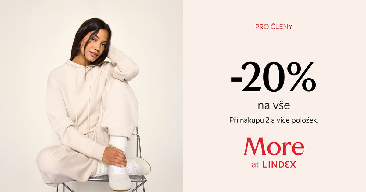 -20 % na vše v LINDEXu