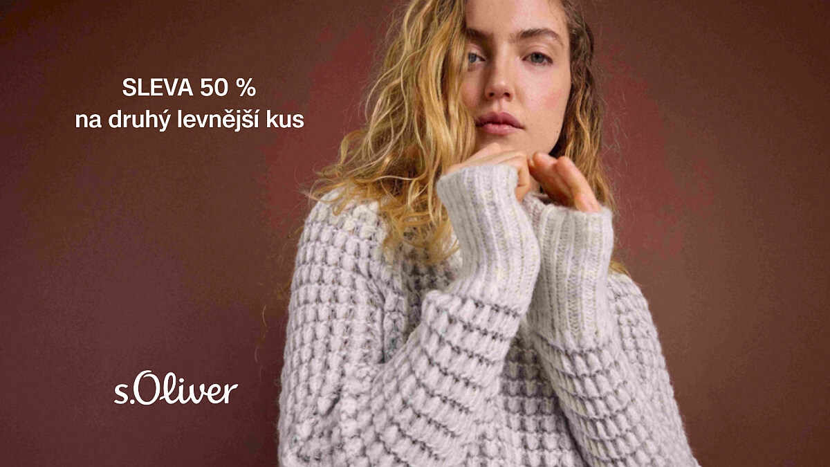 Sleva 50 % na druhý kus