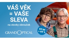 Sleva podle věku v GrandOptical