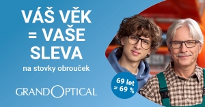 Sleva podle věku v GrandOptical