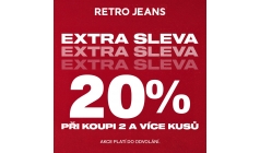 2 a více kusů se slevou 20 %