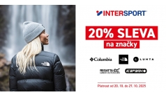 20 % sleva na outdoor značky