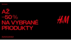 Až -50 % na vybrané produkty