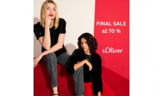 Final sale at s.Oliver up to 70%