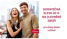 Dodatečná sleva 20 % na zlevněné zboží