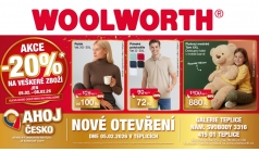 Woolworth: Sleva 20 % na vše