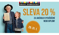 Sleva 20 % za vysvědčení