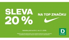 20% discount on top brand Nike