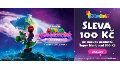 Discount 100 CZK on Super Mario products