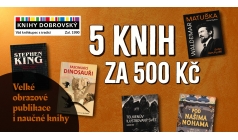 5 books for 500 CZK