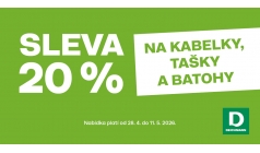 -20% on handbags, bags and backpacks