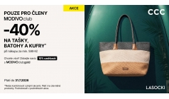 -40 % na tašky, batohy a kufry