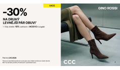 30% off the second pair of shoes