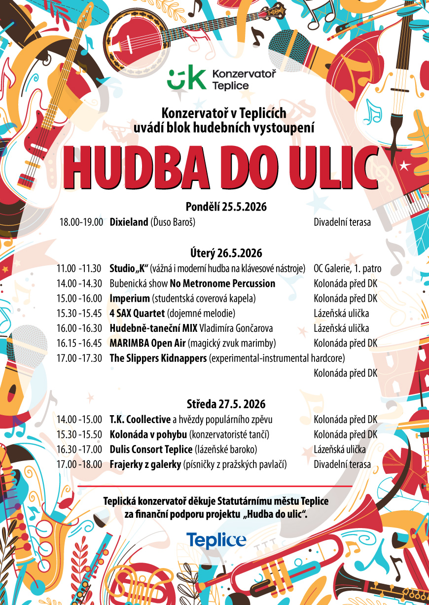 Hudba do&nbsp;ulic - Program